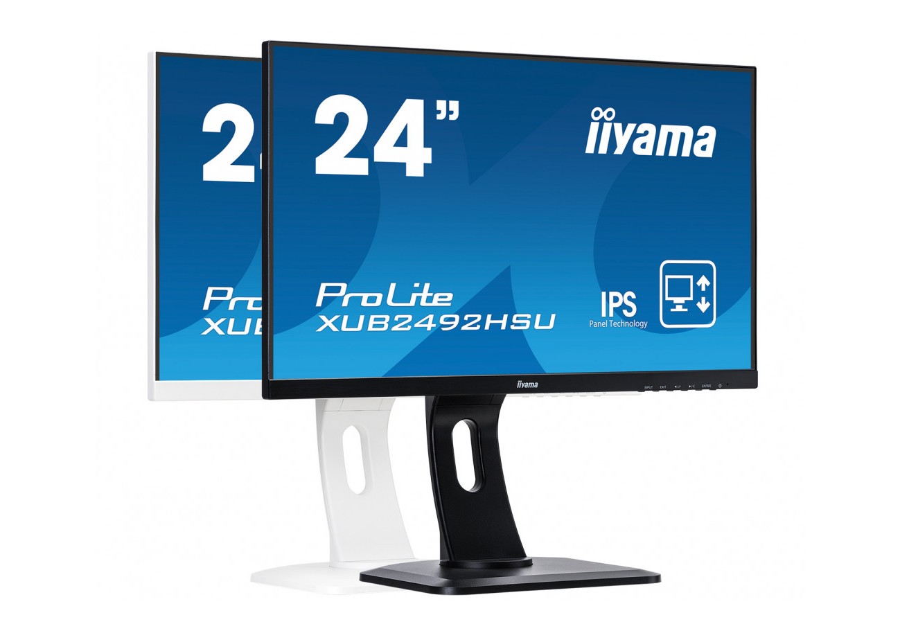 24" LCD Iiyama ProLite XUB2492HSU Black